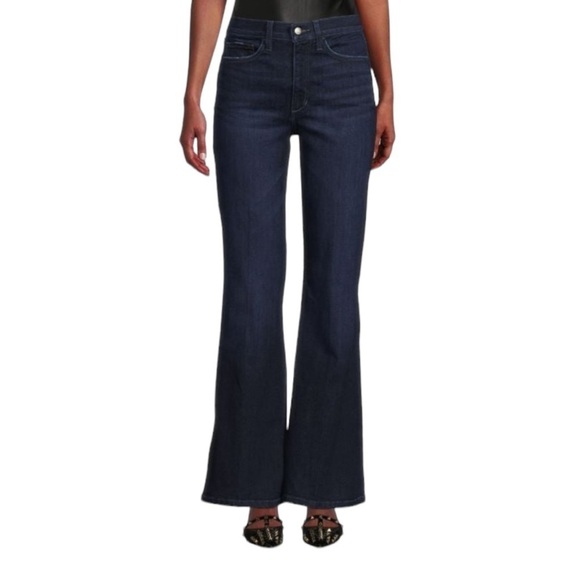 Joes Jeans High Rise Flare Raw Hem - Picture 1 of 15
